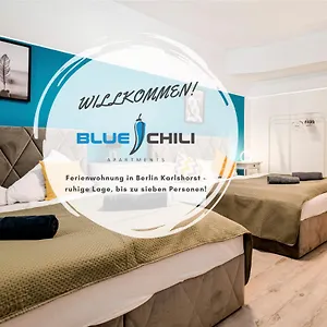 Apartment Blue Chili 31 - Stadtwohnung Fuer 7 - Modern Zentral Karlshorst Wlan, Berlin